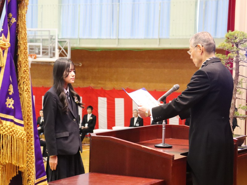 卒業証書授与②